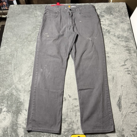 Carhartt Other - Carhartt‎ Carpenter Gray Workwear Pants Relaxed Fit Size 34x30 Skater Grunge